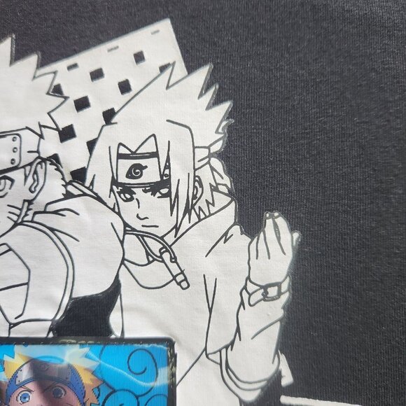 Anime Naruto T-Shirt Holograph Image Changing Youth XL 14-16 Rare - Picture 6 of 16
